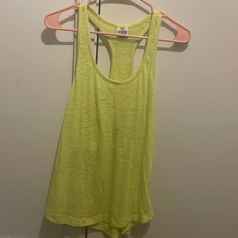 PINK; Highlighted, see through, tank.